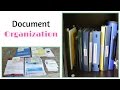 Document Organization - Organize Your Important Papers