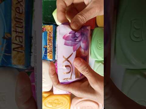 Soap unpacking ASMR #asmr #oddlysatisfying #soap #soapasmr #satisfying