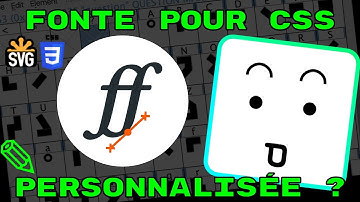 Comment créer une police de texte personnalisée pour CSS font-family avec FontForge !