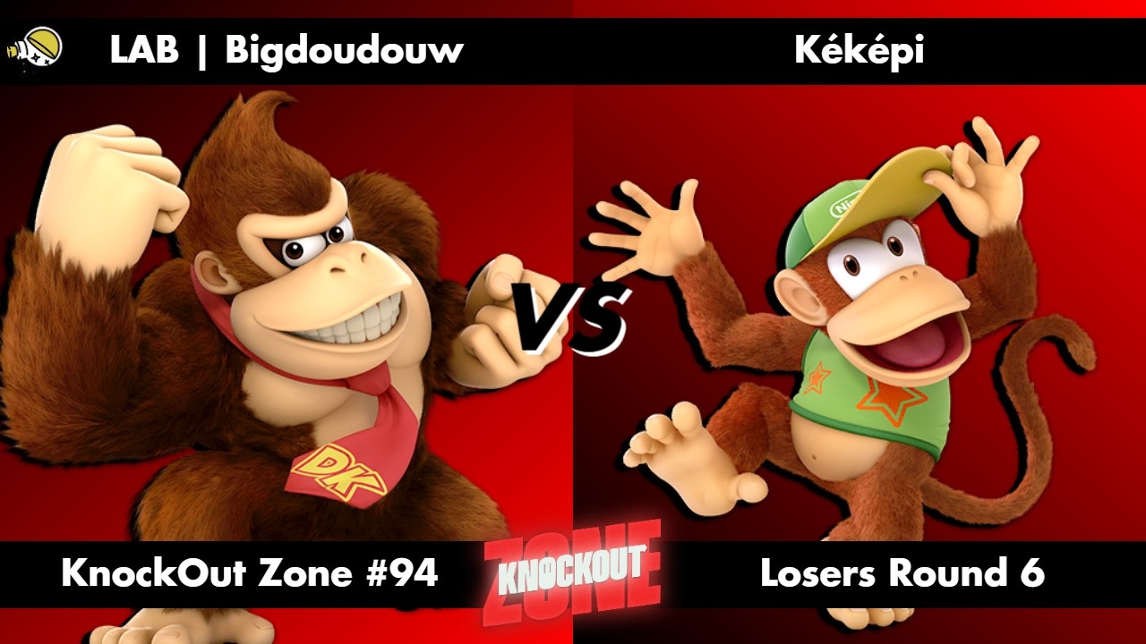 KnockOut Zone #94 - SSBU Losers Round 6 - Bigdoudouw (Donkey Kong) vs x (x)