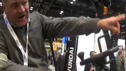 ProMat 2015 Highlights - Hyundai Booth (Integrated Load Weight Indicator for Forklifts)