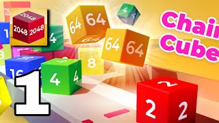 Chain Cube: 2048 3D merge game - Gameplay (Android iOS) Part 1 screenshot 4