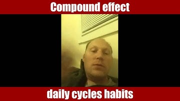 Compound effect daily cycles habits | RonOrr.com | Friction-Free Habit Loops