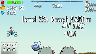 Level 22 Reach Up Daily Hill Climb Racing 🏎️ Full Funny 🤣