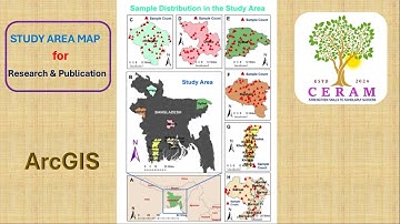 How to Create a Study Area Map in ArcGIS  Step by Step Tutorial for Beginners