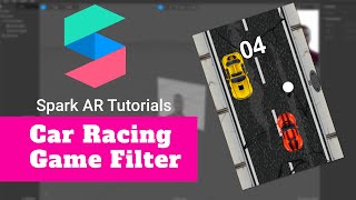 Road fighter car racing game spark ar tutorial using head controls | Download link in description screenshot 4