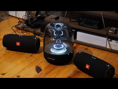 2x JBL Xtreme vs Harman Kardon Aura Studio 2 - Devler Kapışıyor