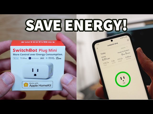 SwitchBot Smart Plug Mini 15A, Energy Monitor, Smart Home, No Hub Required