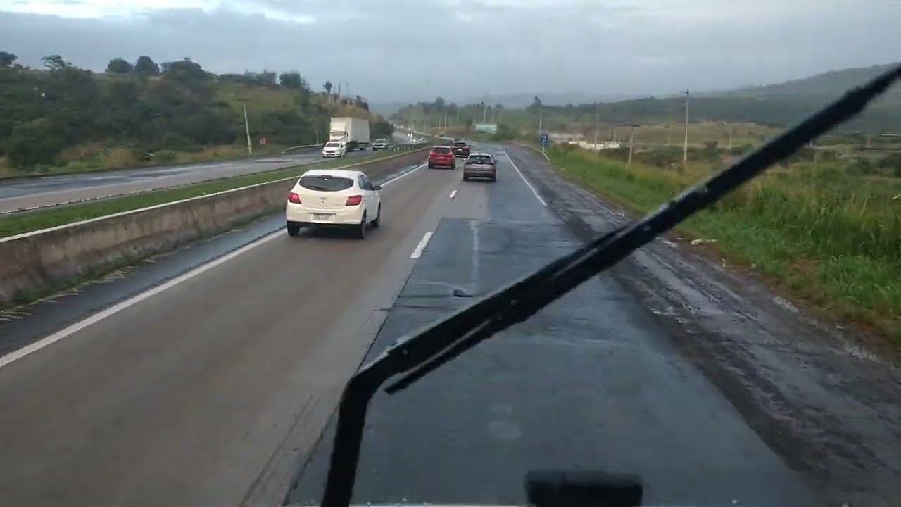 Primeira vez  na br-232 mostrando a cidade de Pombos-Pe
