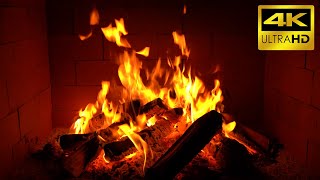 Огонь в камине, потрескивание огня - 10 часов релакса (без музыки) Full HD