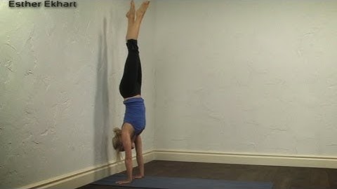 Handstand tutorial, Yoga