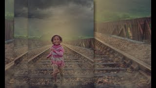 Girl On track soft light Photoshop Tutorial manipulation | cc 2018 screenshot 2