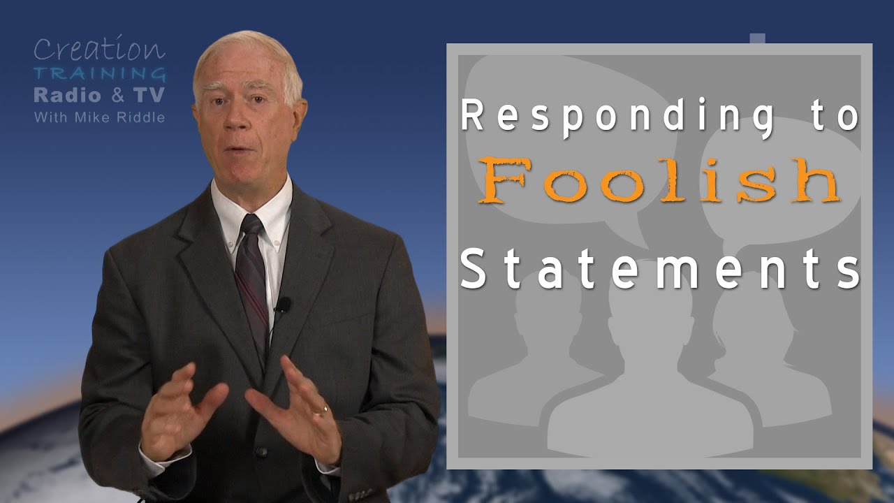 Responding to Foolish  Statements  YouTube