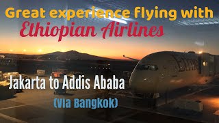 Ethiopian Airlines Jakarta to Addis Ababa on B787-900