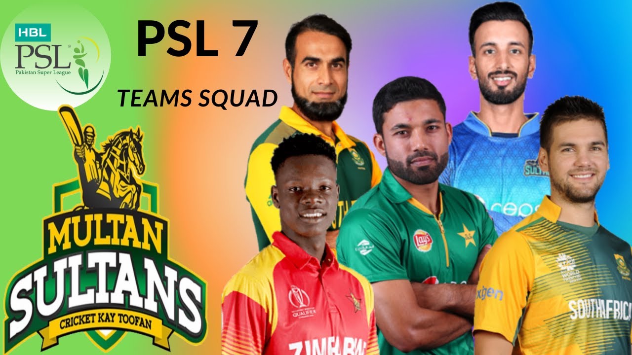 Multan Sultans Squad 2022 || psl 7 team squad 2022 