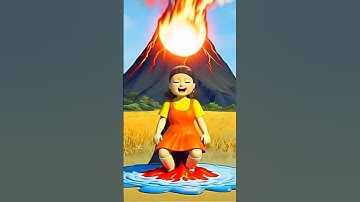 Doll Valcano Blast | Squid Game Mentality Ai #ai #aishorts #squidgame2 #squidgame #squidgameedit