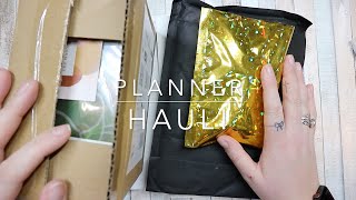 PLANNER HAUL | FEATURING LITTLE RAINBOW MOON, SUGAR AND SLOTH AND STATIONERY WONDERLAND