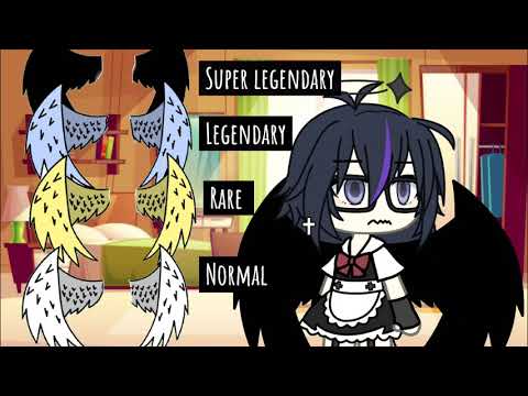 Video Trend :thiên thần với đôi cánh màu đen /gachalife:3 - youtube