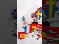 Draw Flag Map of Northern Ireland 🇬🇧 #uk #unitedkingdom #northernireland
