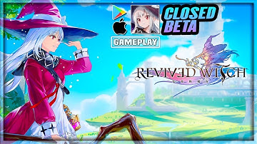 REVIVED WITCH Gameplay 🥰 Closed Beta - Excellent Pixel Style JRPG | Android/iOS Mobile Walkthrough