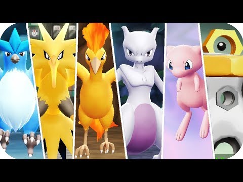 Pokémon Lets Go Pikachu Eevee All Legendary Pokémon Locations 1080p60