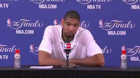 Tim Duncan On Missing Game Tying Layup!