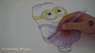 How to Draw Minions Banana | Coloring Pages for Kids | Learning for Kids Video