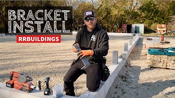 My Dream Shop Ep - 6: Installing our Engineered Foundation Brackets