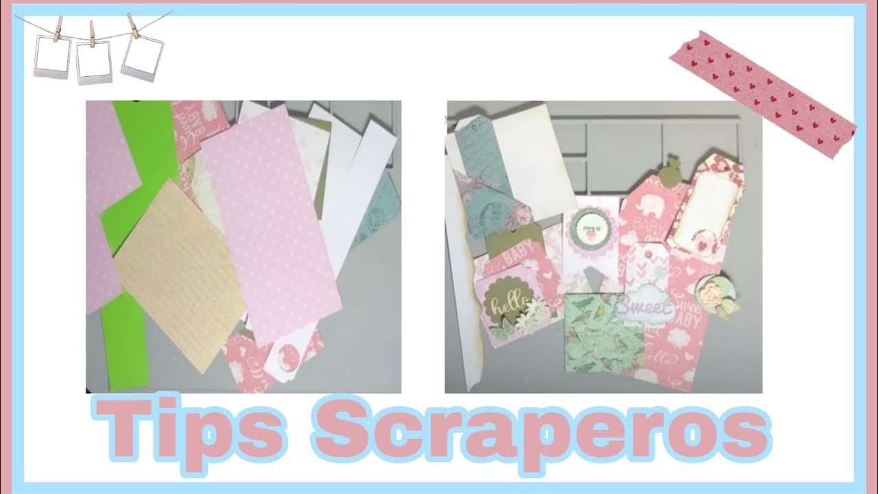 Que hacer con los restos de papel de Scrapbook / tips scraperos / Zona scrapera 