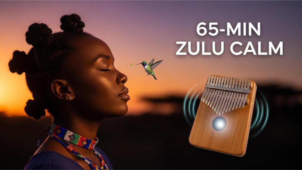 1h31m 432 Hz African Zulu Calm: Remove Negativity & Sleep • 528 Hz Healing Water Sounds | No Voices