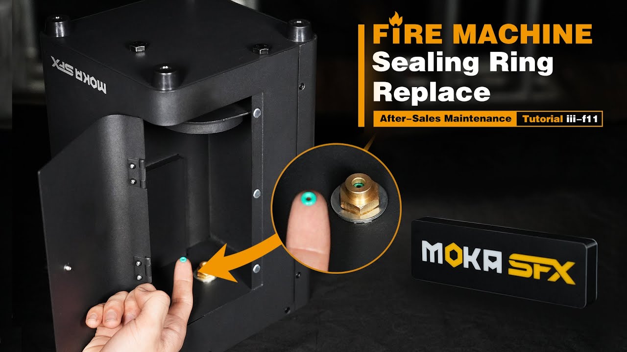 MOKA SFX After-Sales Guide | iii f11 How To Replace The Sealing Ring For Your Fire Machine?