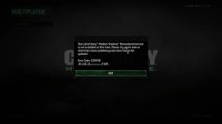 PLEASE HELP!!! COD:MWR ERROR CODE: 229466