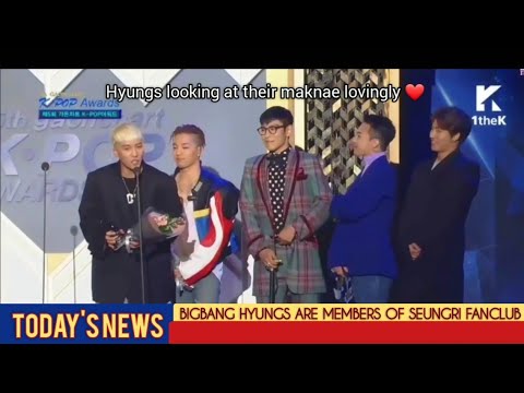 Seungri Biggest Fanboys | Hyungs Are Seungri's Fans
