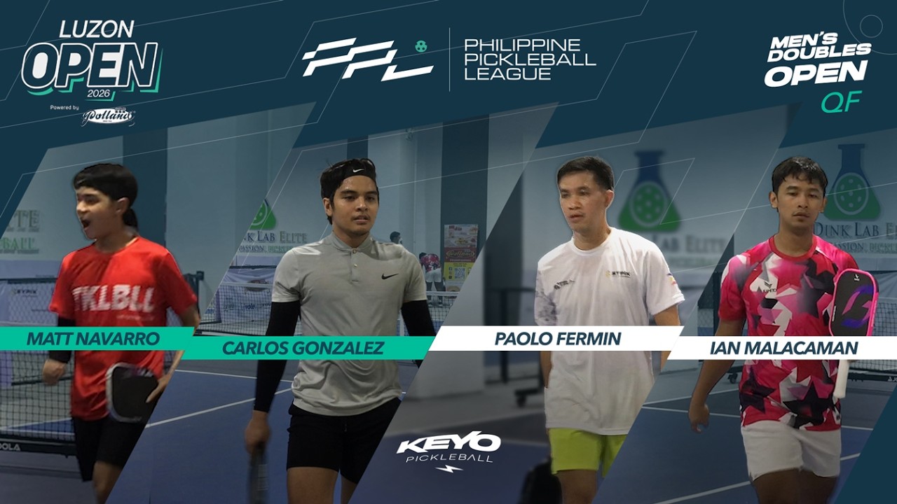 PPL Luzon Open - Quarterfinals Men's Doubles OPEN Category - Matt/Carlos vs Paulo/Ian