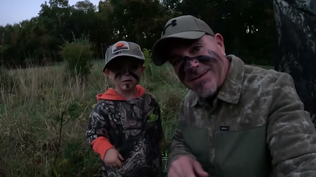 Fauna and Calvins First Whitetail Deer Hunt, Kids First Deer Hunting Trip, Hunting with Dad