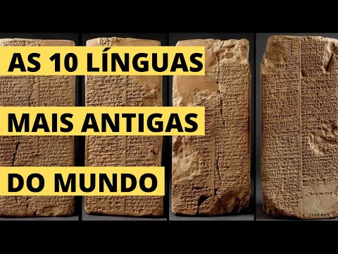 AS 10 LÍNGUAS MAIS ANTIGAS DO MUNDO