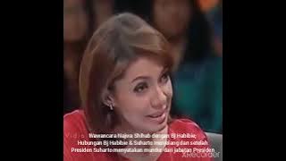 Wawancara Najwa Shihab dan BJ Habibie; Hubungan BJ Habibie dan Suharto