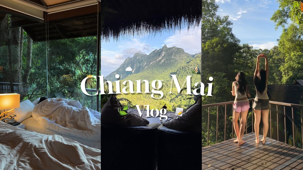 Vlog 🍃🧘🏻‍♀️🌧️ | เที่ยวเชียงใหม่หน้าฝน ￼￼ พักบ้านพักกลางป่า และเที่ยวเชียงดาว