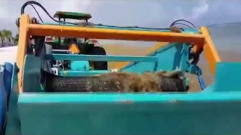 Xe dọn rác bãi biển/0942123335