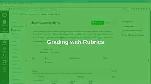 Grading Assignments with Rubrics