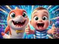 Bebé Tiburón se Lastima la Cola 🦈 Canciones Infantiles y Rimas para Niños y Bebés Doctor y Rescate