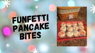 Funfetti Pancake Bites | Countdown to Christmas