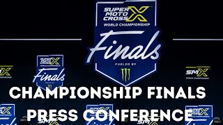 SuperMotocross World Championship Finals Post Race Press Conference