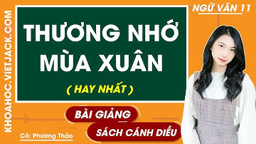 Thương nhớ mùa xuân | Ngữ văn 11 - Cánh diều (HAY NHẤT)