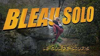 BleauSolo, Escalade à Fontainebleau, à 8h du matin ! Bas cuvier, Le cul de souris