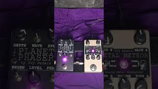 Ivy Pedals Metal Meteor X Planet Phaser #PedalDemo 3/4 #effectspedals #guitarpedals #metal #phaser