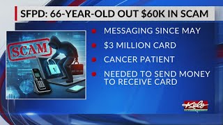 SFPD: 66-year-old out $60k in scam