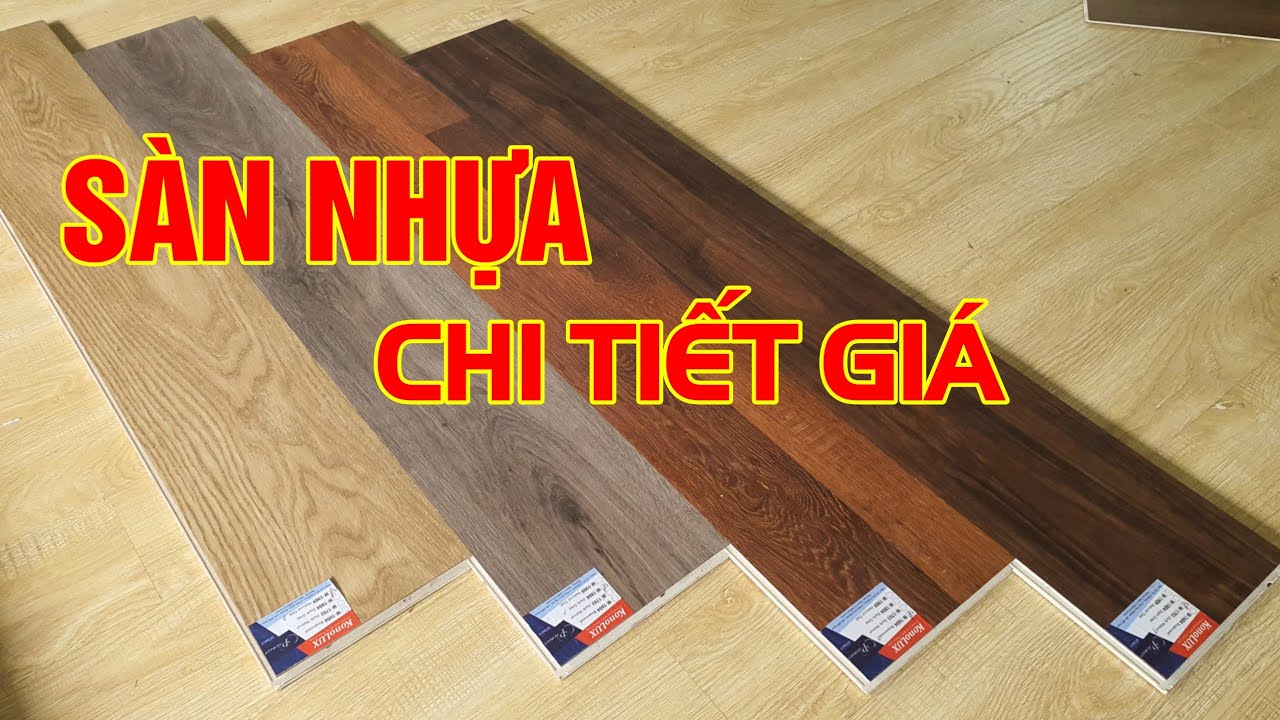 Sàn nhựa vân gỗ cao cấp | SÀN HÈM KHOÁ DÀY 12MM - youtube