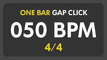 50 BPM - Gap Click - 1 Bar (4/4)