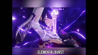 Raiden Shogunbaal All Leaked Skill Animations Clips From Honey Impact Website Genshin Impact